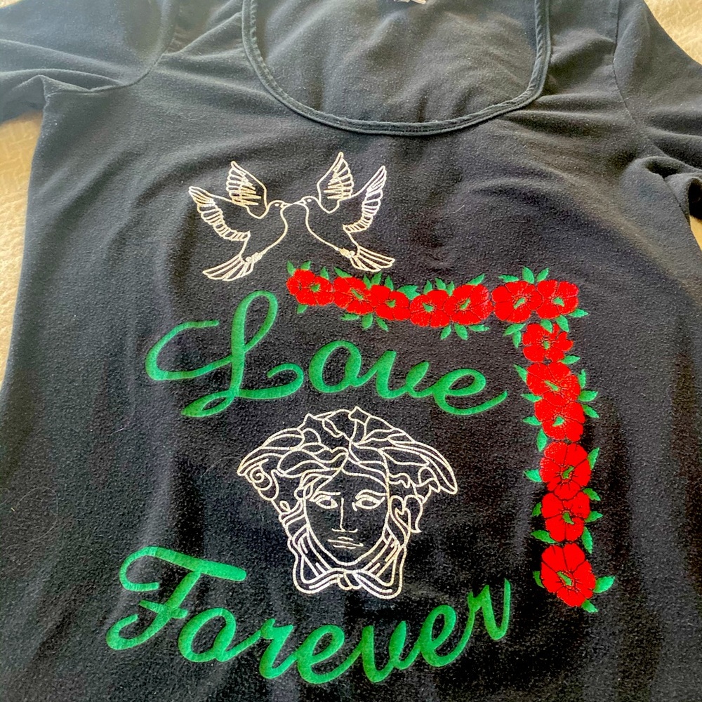 Versace black tshirt